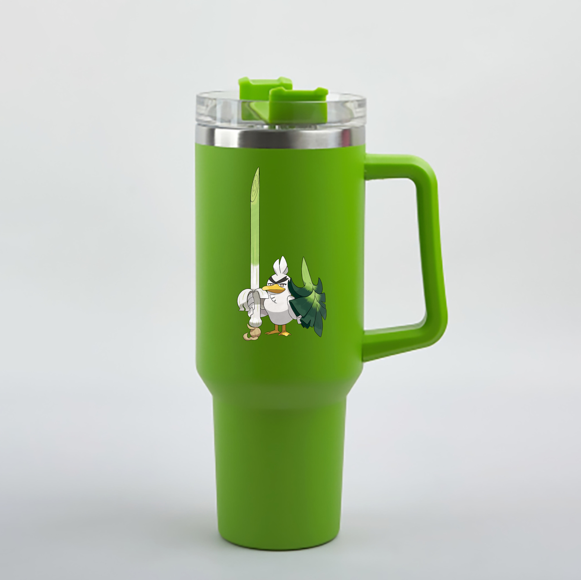 （画像用） ポケットモンスター Pokémon 1200mL車用タンブラー - クリスタルステッカー（プラスチックストロー付き）